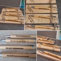Personalisierte Kullis, Kugelschreiber,Bambus,Holz,Gravur Nordrhein-Westfalen - Meschede Vorschau