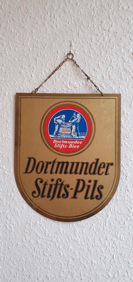 Dortmunder Stifts Pils Blechschild Nostalgie in Paderborn