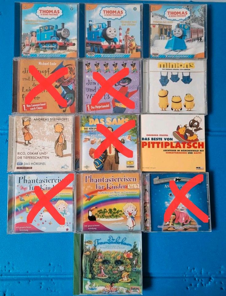 Diverse CD's Hörspiele Kinder*Thomas, Jim Knopf ect.* in Eggersdorf