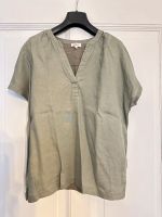 Neuwertig s.Oliver Shirt Bluse Kurzarm Leinen Oliv Khaki 38 Hessen - Wiesbaden Vorschau