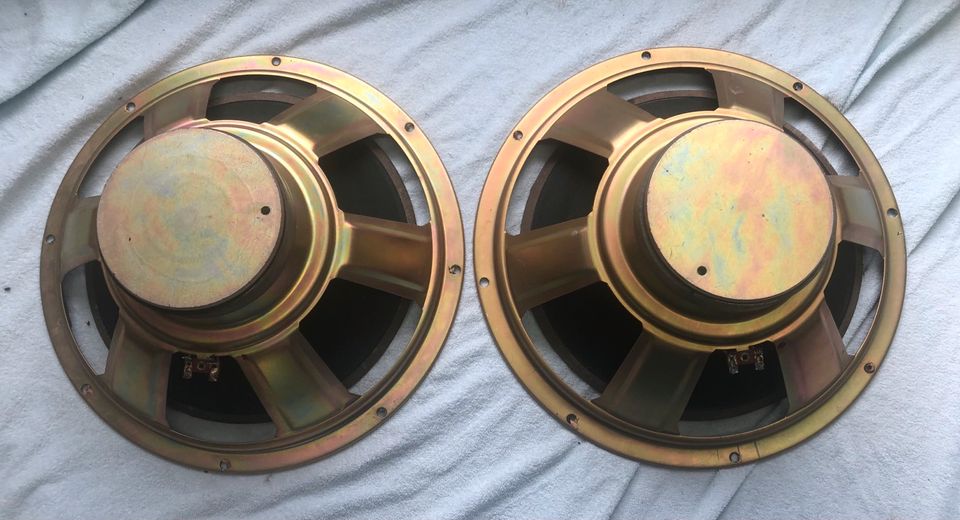 2x Vintage Lautsprecher Box Chassis 12“ 4Ohm 30cm 300mm 305mm in Lautertal