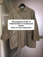 Übergangsjacke khaki, Streifendesign, Größe 52 Saarland - Nalbach Vorschau