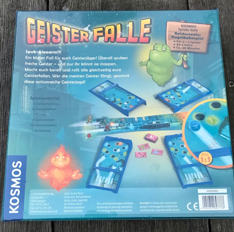 Kosmos Spiel Geister Falle, FKS 6977780, NEU und ungeöffnet in Waldau