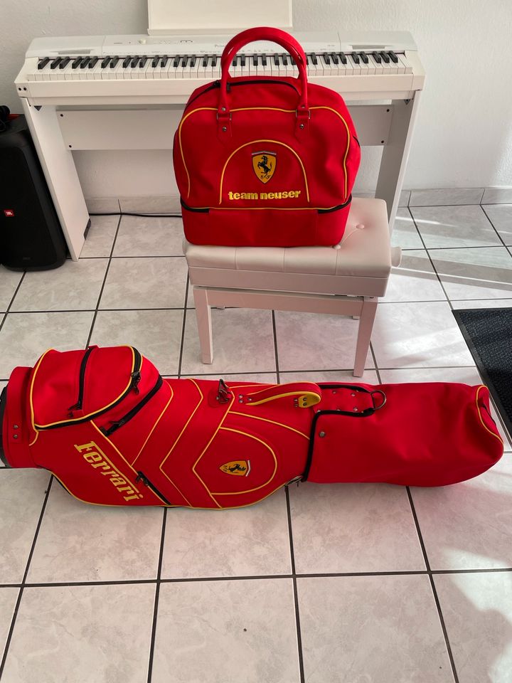 Original Ferrari Golf Cartbags Tasche Team Neuser Weekender neu in München