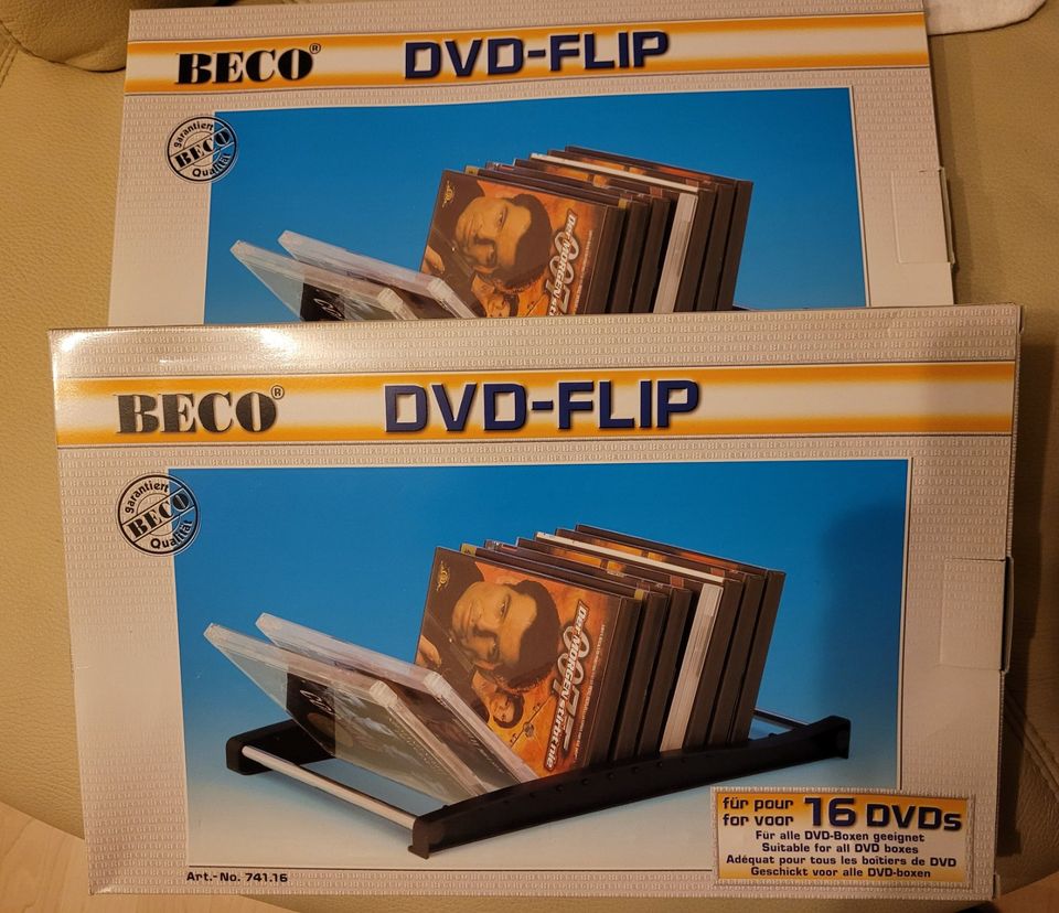 Verschenke DVD-Ständer, 2 Stk. für 32 DVD's * Neu in Frammersbach