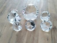 6 Deko Glas Diamanten geschliffen 10 cm - 5 cm Nordrhein-Westfalen - Mönchengladbach Vorschau