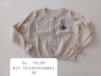 Strickjacke Elsa 74 80 mit Goldschimmer Bayern - Bad Neustadt a.d. Saale Vorschau