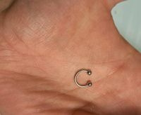 Piercing Hufeisen mit Kugeln dezente größe 1cm Chirurgenstahl Nürnberg (Mittelfr) - Südstadt Vorschau