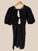 H&M Kleid Gr. 40 | Schwarz | Rückenausschnitt | Schleife & Knoten Sachsen - Zwickau Vorschau