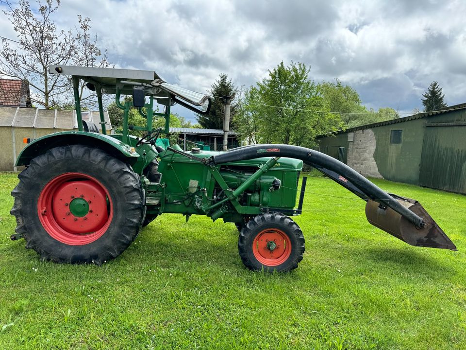 Deutz D 50.1S mit Frontlader und neuem Getriebe in Nohfelden