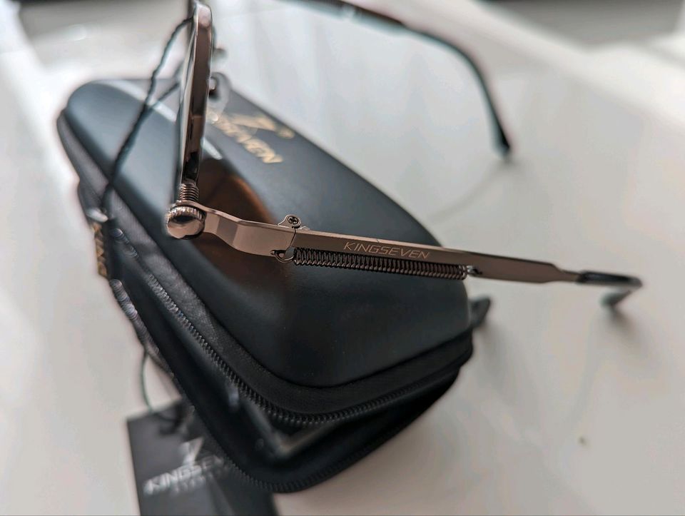 KingSeven Polarisierte Sonnenbrille Vintage Designer rund in Berlin