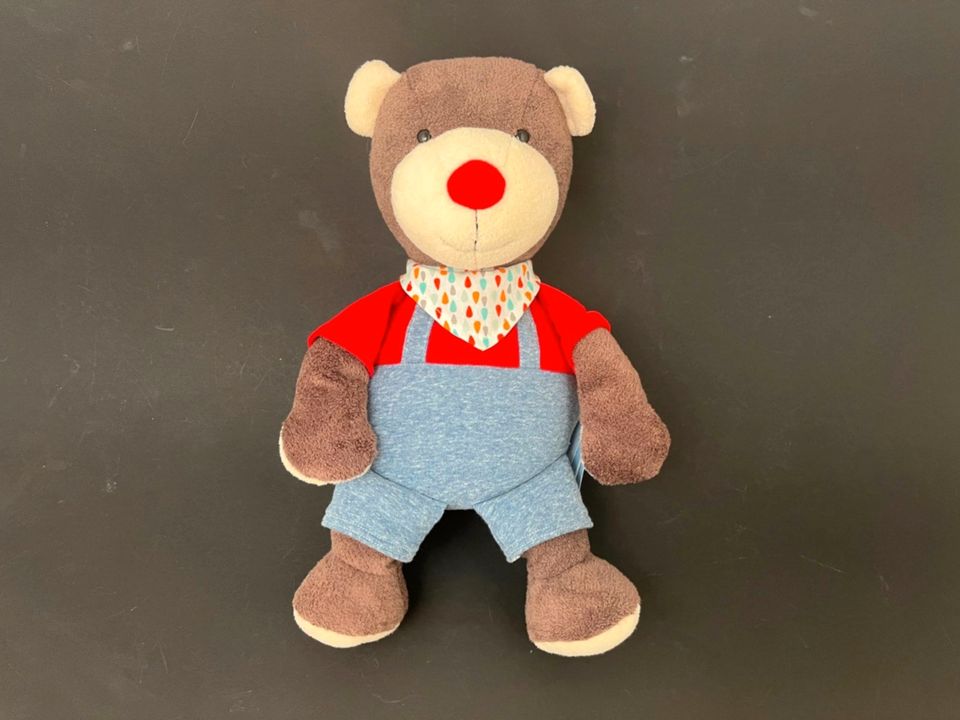 Sterntaler Teddy Blau Rot Kinder Spielzeug Kuscheltier Plüsch NEU in Braunschweig