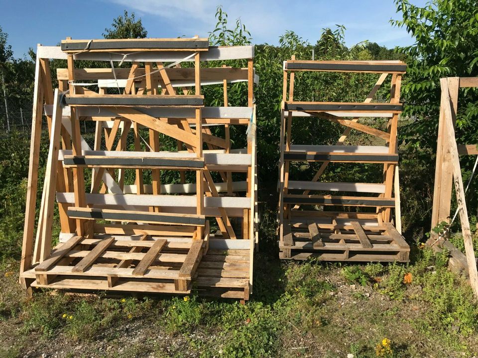 Brennholz Holzgestelle Transportgestelle L-Paletten Kaminholz in Voerde (Niederrhein)