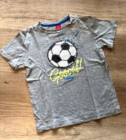 S. Oliver T-Shirt grau Fußball mit Pailletten Gr. 128-134 Thüringen - Heilbad Heiligenstadt Vorschau