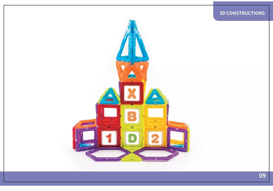 104tlg Blocks Magnetisch Kinder Spielzeug Baublöcke Bausteine in Bebra