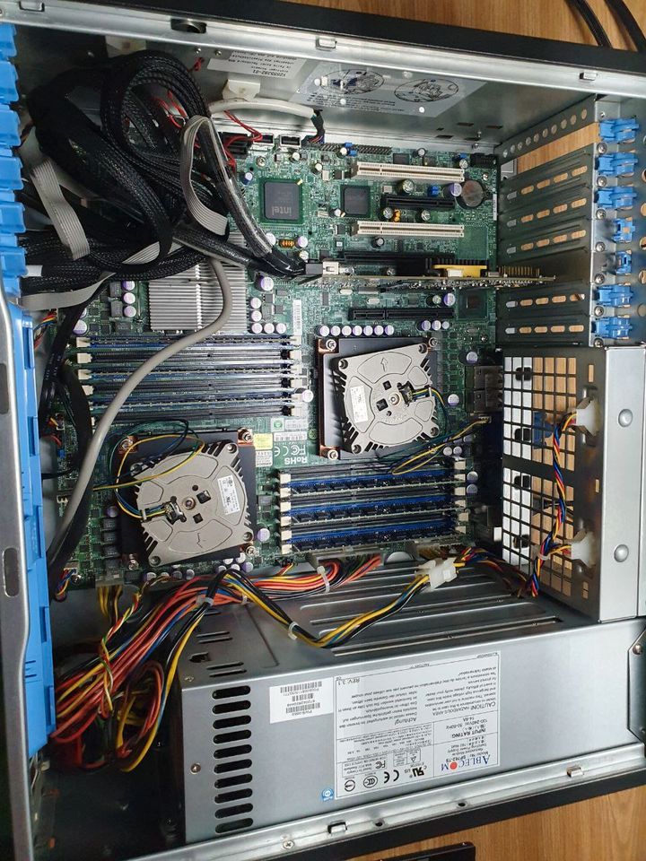 Supermicro 19 " Server 2 x Xeon 8 HD 48GB RAM Adaptec 5805 in Wegberg