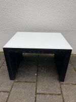 Kleiner Tisch schwarzes Holz mit Glasplatte Kreis Pinneberg - Halstenbek Vorschau