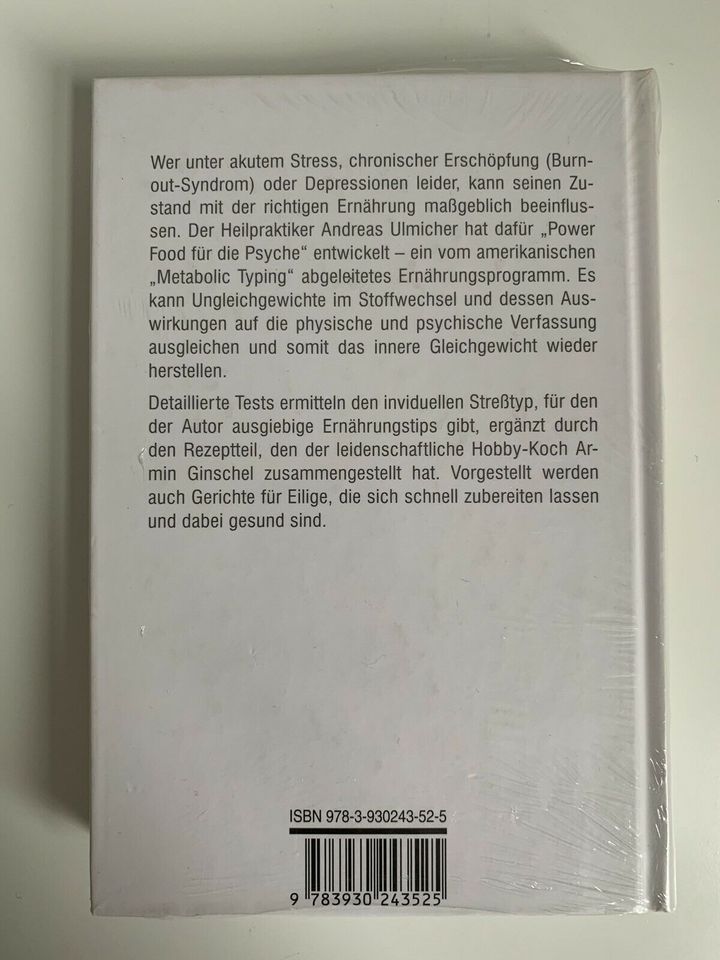 ❤️ NEU Buch Powerfood für die Psyche Stress Burnout Fleisch in Berlin