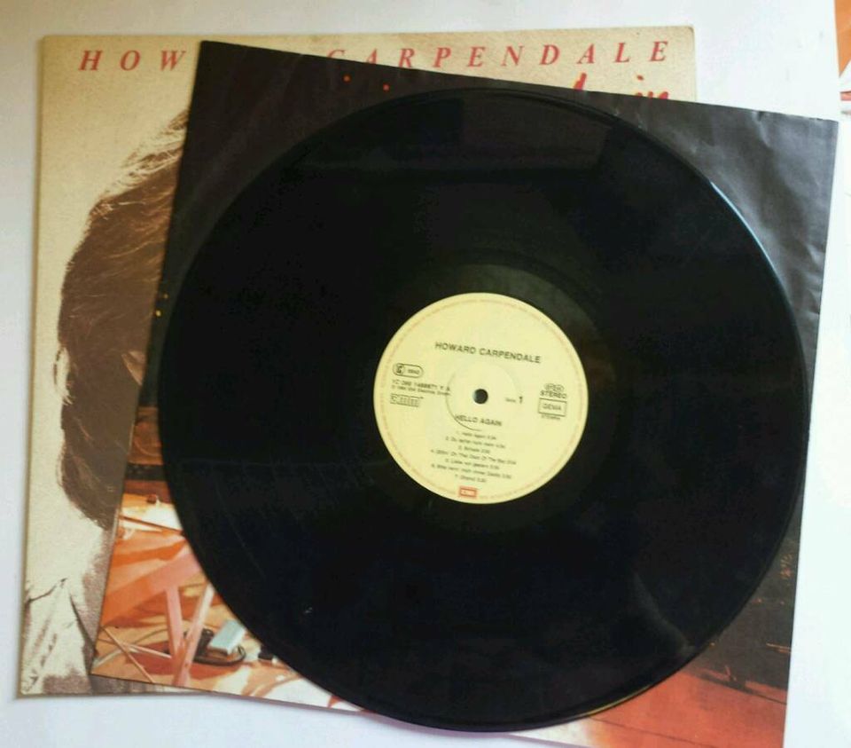 33. LP von "HOWARD CARPENDALE" "HELLO AGAIN" in Langenfeld Eifel