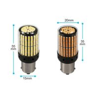 4x P21 W BA15S 1156 144SMD LEDlampe Bremslicht Rücklicht Birne Nordrhein-Westfalen - Leichlingen Vorschau