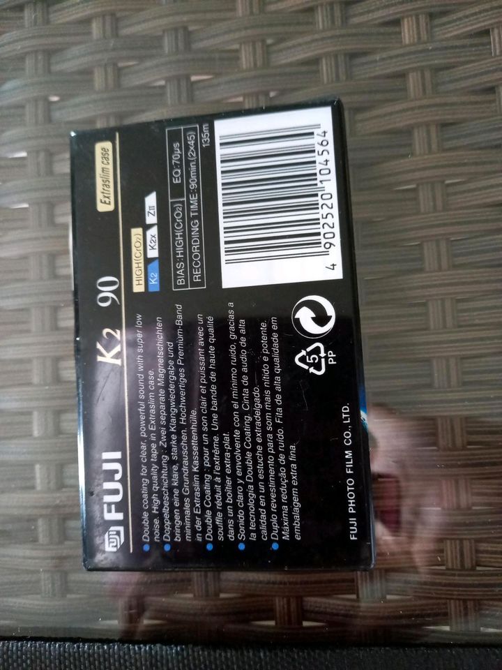 K2 Kassette original verpackt in Zeilarn