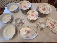 Essservice DDR Henneberg Porzellan vintage Blumenmuster Thüringen - Bienstädt Vorschau