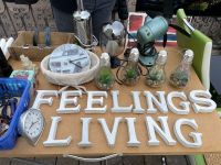 Feelings living Schriftzug Buchstaben Holz Landhausstil Vintage Hessen - Groß-Gerau Vorschau