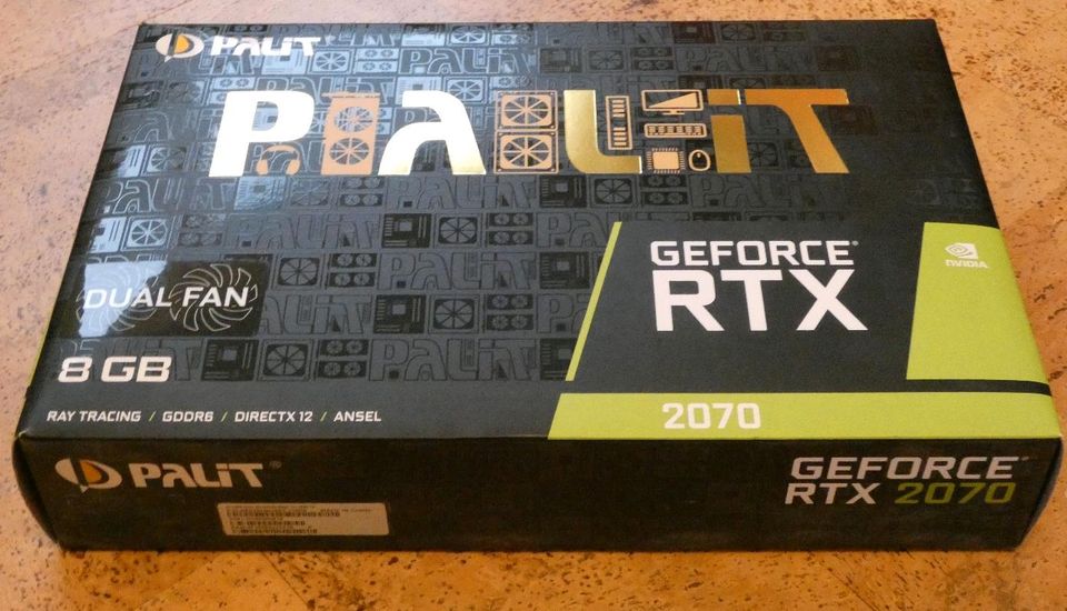 Palit RTX 2070 Dual 8 GB mit Backplate in Aichwald