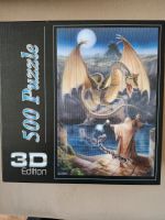 500 Teile 3D Drachen/ Magier Puzzle Sachsen - Tannenbergsthal Vorschau