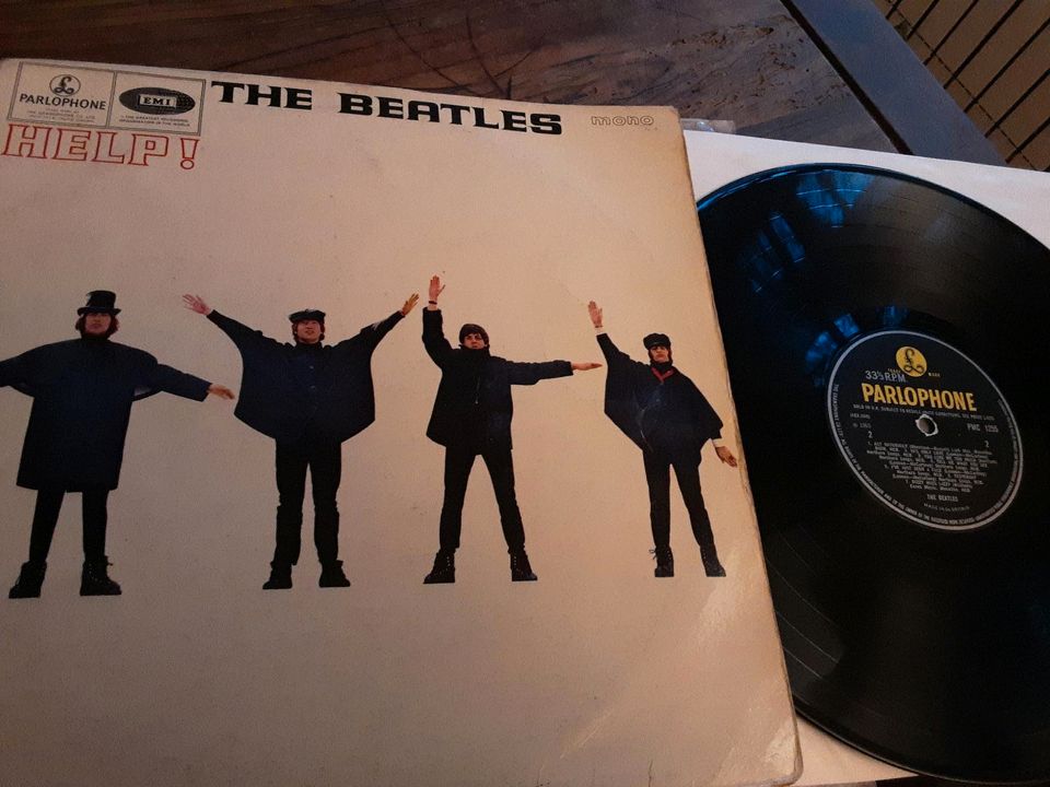 THE BEATLES, HELP, 1.PRESSUNG PARLOPHONE 1965 in Borkum