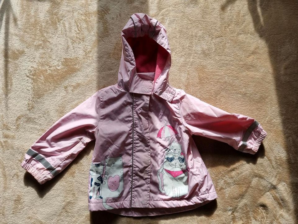 Kleiderpaket 86/92 Jacken Mädchen Regen Winter Sweat rosa pink in Groß Kreutz