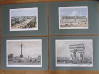 4 Bilder/farbige Stiche,Lithographien,Ansichten von Paris Saarbrücken-Mitte - St Johann Vorschau