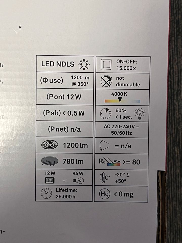 LED-Deckenleuchte in Altdorf