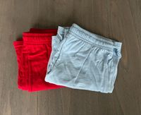 2 Paar Sweatshirt-Shorts H&M in Größe 128 rot blau Niedersachsen - Seevetal Vorschau