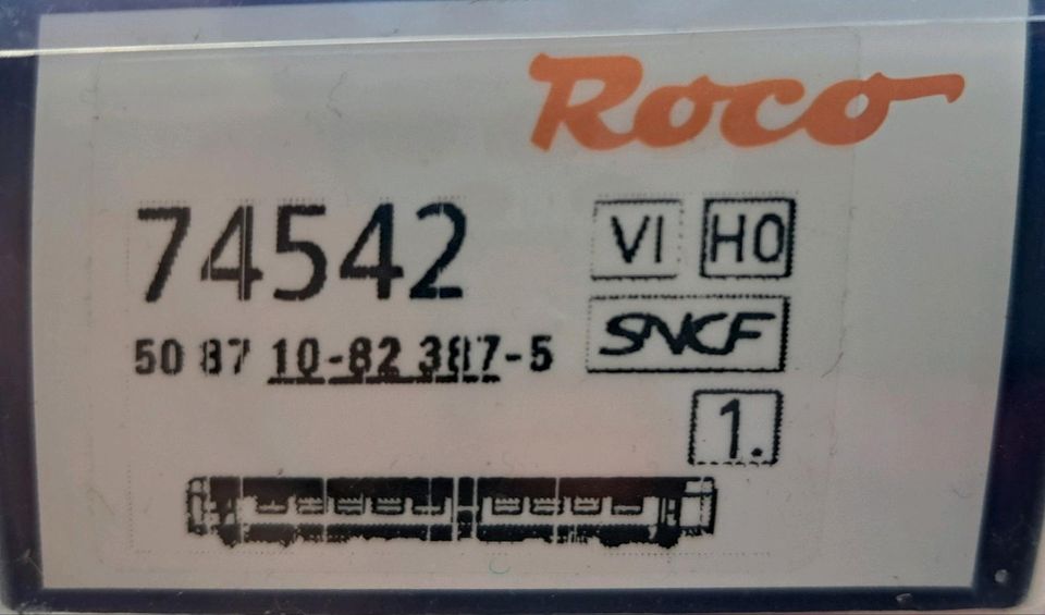 ROCO 74542 und ROCO 74543 SNCF Corail Wagen in Bielefeld