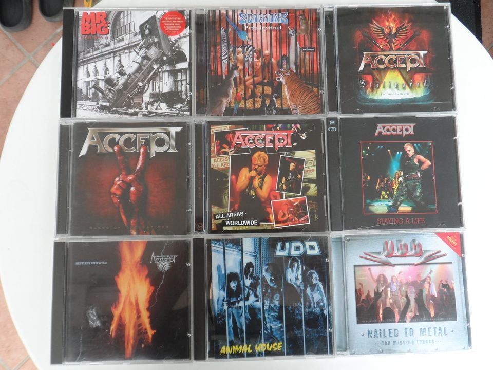 (4) 108 Metal CD's Alice Cooper, Dio, Rainbow, Ozzy Ozbourne Doro in Ludwigshafen