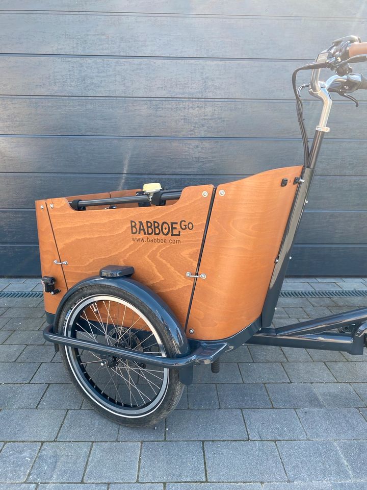 Babboe Go-Mountain Lastenfahrrad +Ausstieg nach vorne+Zubehör in Schnaittach