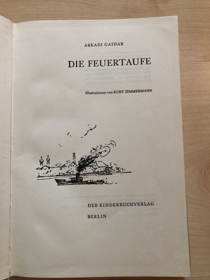 Buch: Die Feuertaufe Arkadi Gaidar VEB in Dresden