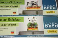 2 Stück XXL - Glamour Sticker, Fußball CASA DECO, Wand Tattoo Sendling - Obersendling Vorschau