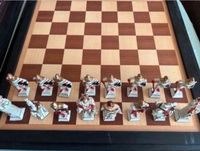 Schachspiel mit handgefertigten Zinniguren (wie Neu) Baden-Württemberg - Meißenheim Vorschau