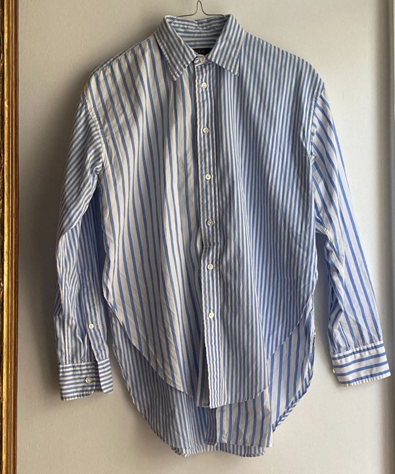 Polo Ralph Lauren Oversize Bluse Hemd Gr. S, blau-weiß-gestreift in Berlin