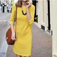 Wie Neu BODEN weiches Riva Jaquard Kleid in gelb UK8R 34/XS Altona - Hamburg Sternschanze Vorschau