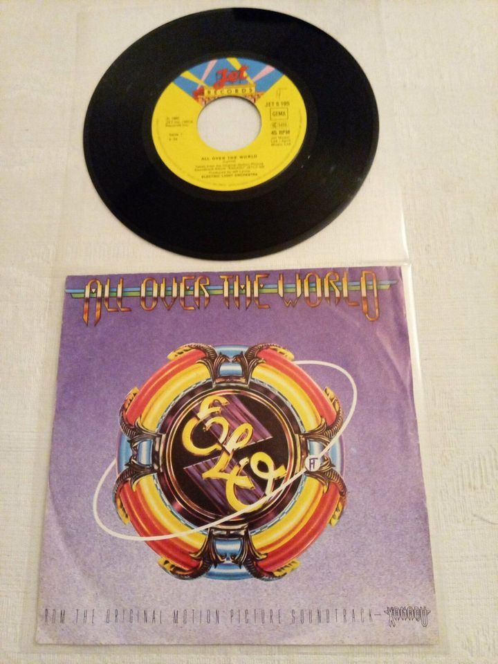 Electric Light Orchestra Vinyl Single ‎– All Over The World –1980 in Köln