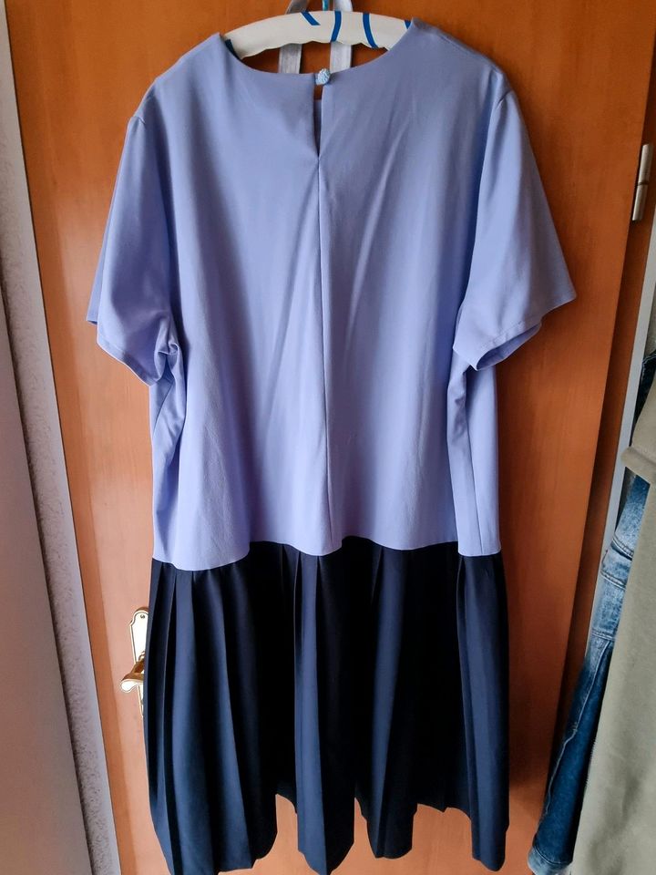 Damenkleid kurzarm mit Jacke Gr. 27 lila-dunkellila in Magdala