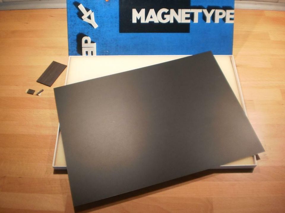 alte Magnet Beschriftung Platte für Foto Text Film Beschriftung in Castrop-Rauxel