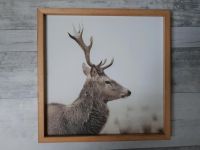 Wandbild Hirsch #Holzrahmen #modern Schleswig-Holstein - Bad Bramstedt Vorschau