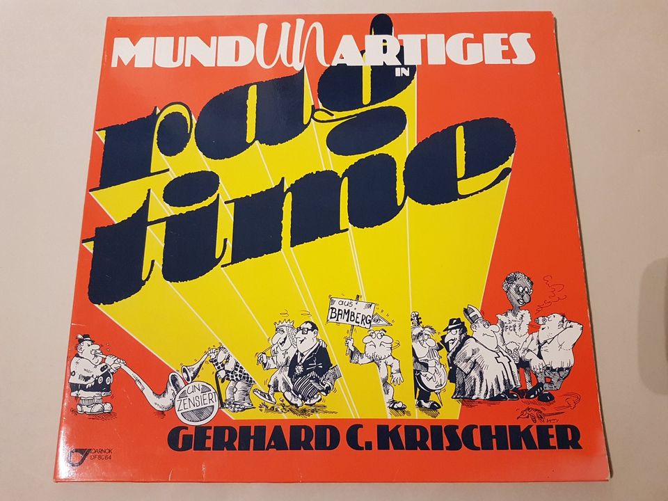 Gerhard C. Krischker Mund(un)artiges in Rag-Time aus Bamberg LP in Nürnberg (Mittelfr)