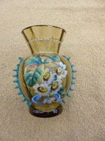 alte VASE Deko Glasvase Farbig Handbemalt Blumenvase Vintage Sachsen - Brand-Erbisdorf Vorschau