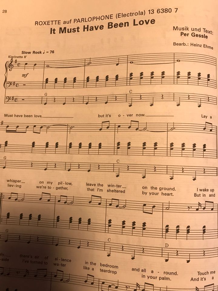 Noten für E-Orgel, Hit-Album, Pop E-Orgel, Band 3 in Beverungen