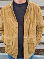 vintage wildleder blouson × gr. L × 80s 90s × oversized unisex Nordrhein-Westfalen - Paderborn Vorschau